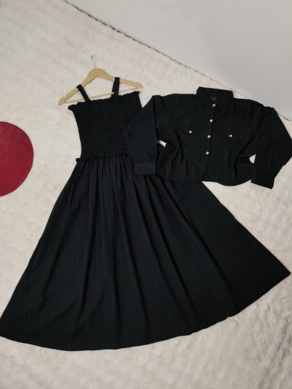 Midnight grace set (Smoke maxi)