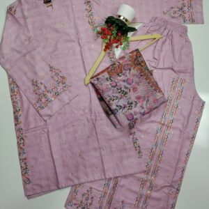 Multi embroidered flapper 3pc set