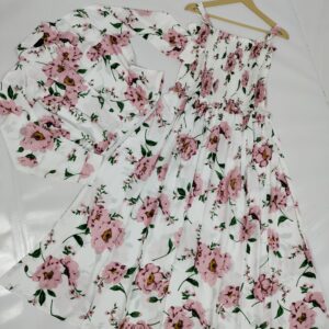 Printed smoke maxi Georgette