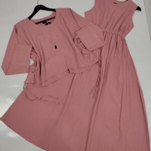 Fancy cape style maxi with separate locket 🌸