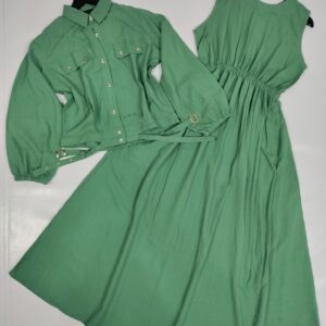 New Belted jacket style maxi🌺