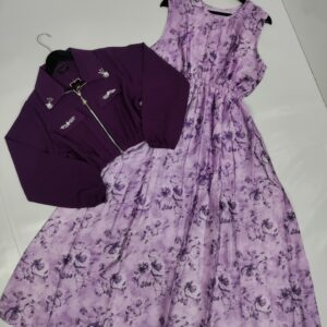 Zipper jacket maxi😍