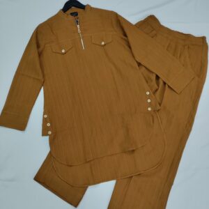 14 Buttons Zipper Coordset💖
