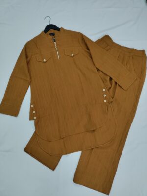 14 Buttons Zipper Coordset💖