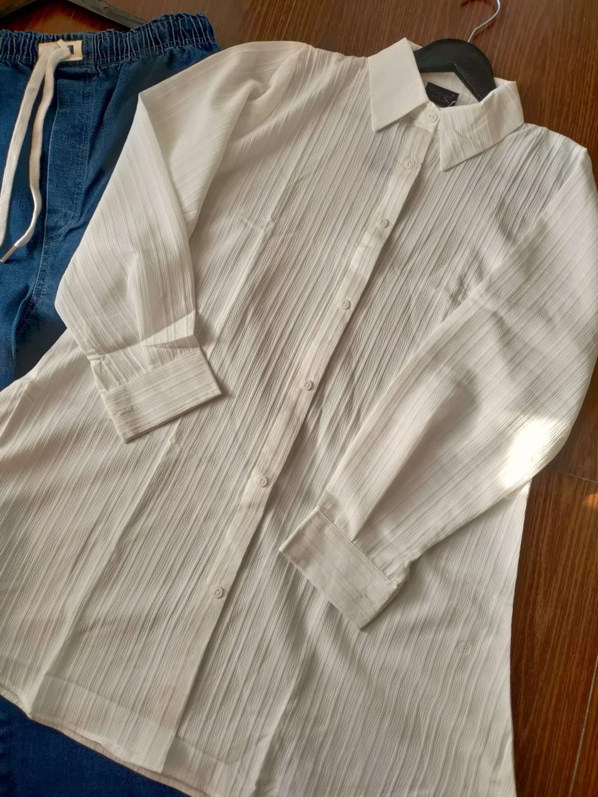 Embroidered Pant with Front Open Style Shirt - Image 2